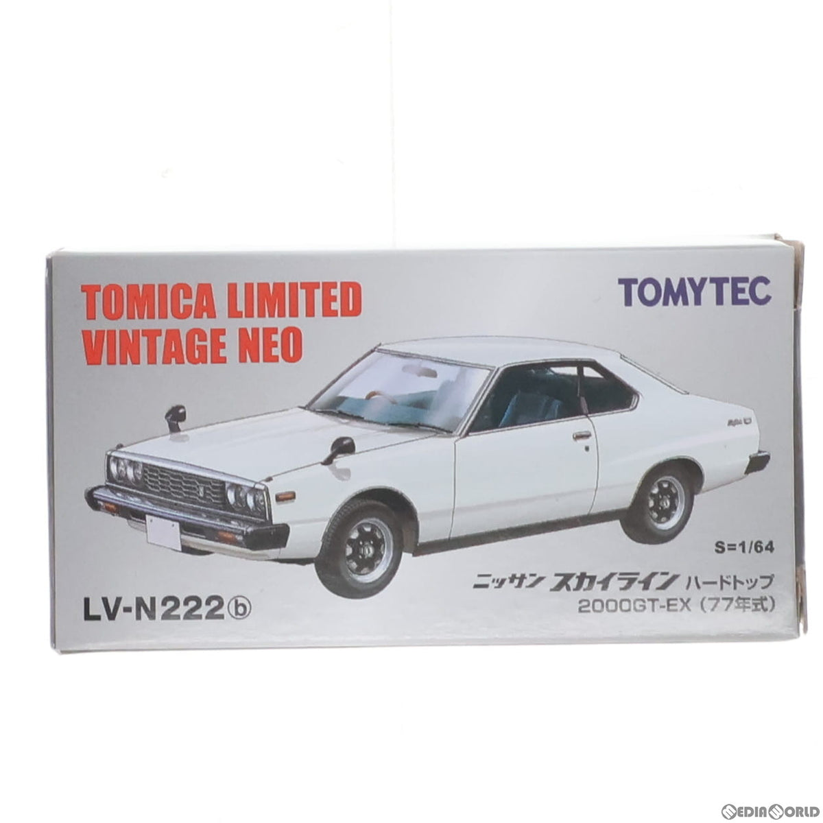 【中古即納】[MDL] トミカリミテッドヴィンテージ NEO LV-N222b 日産 スカイラインGT-EX(ホワイト) 1/64 完成品 ミニカー(312956) TOMYTEC(トミーテック)(20210109)