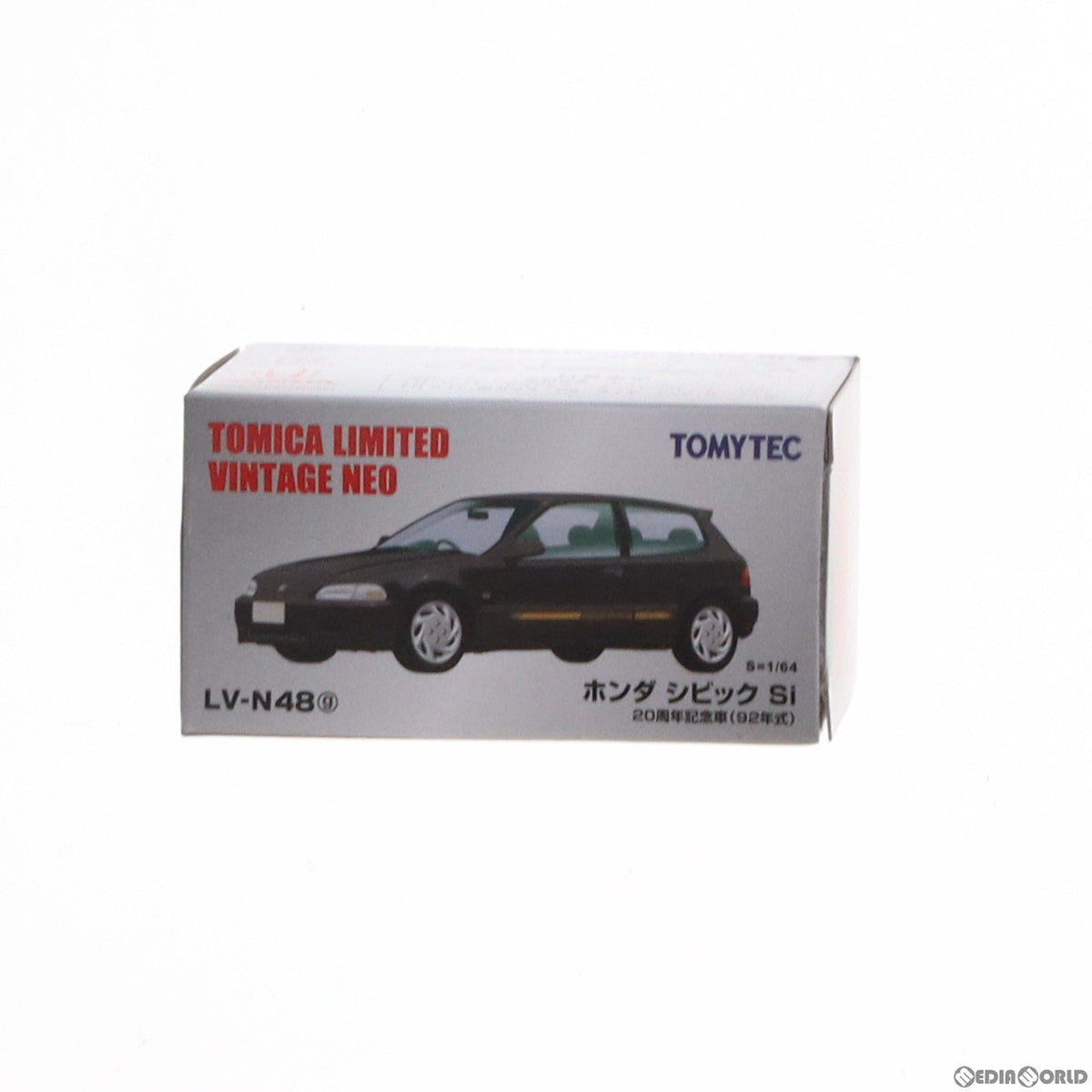 【中古即納】[MDL] トミカリミテッドヴィンテージ NEO LV-N48g ホンダ シビックSi 20周年記念車(ブラック) 1/64 完成品 ミニカー(311942) TOMYTEC(トミーテック)(20201010)