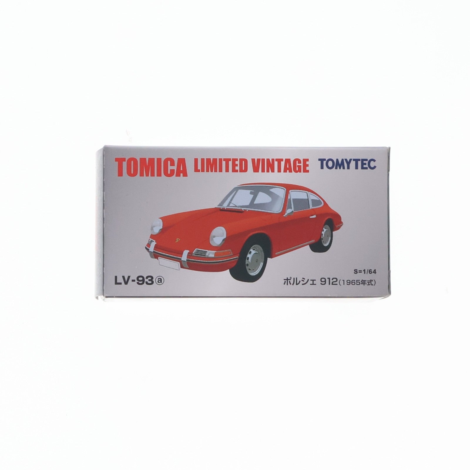 【中古即納】[MDL] トミカリミテッドヴィンテージ 1/64 TLV-93a ポルシェ 912 1965年式(レッド) 完成品 ミニカー(225898) TOMYTEC(トミーテック)(20100831)