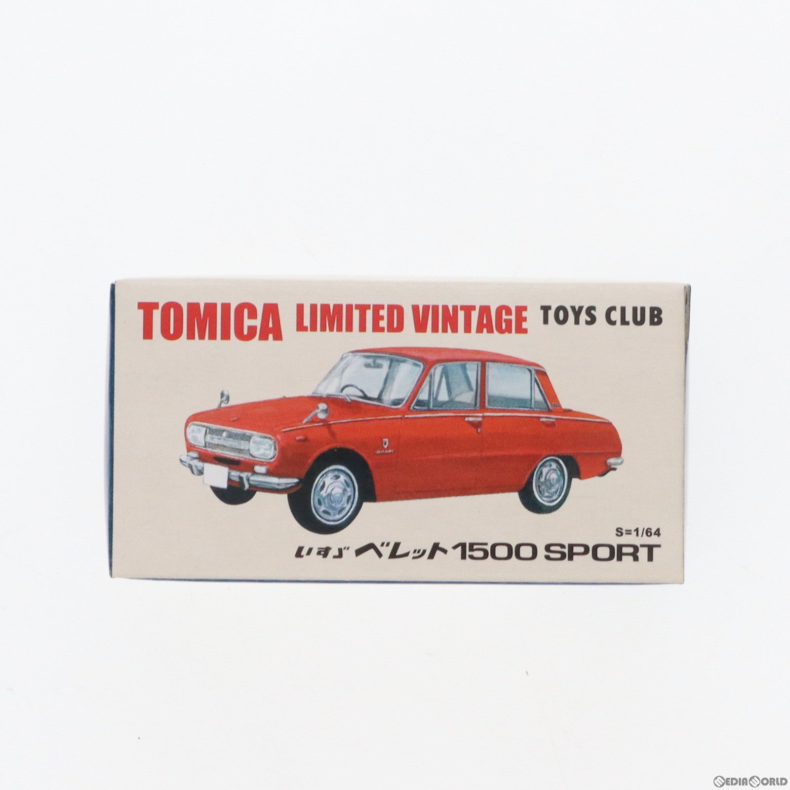 【中古即納】[MDL] トミカリミテッドヴィンテージ TOYS CLUB いすず ベレット 1500 SPORT(レッド) 1/64 完成品 ミニカー TOMYTEC(トミーテック)/トーイズ(20060701)
