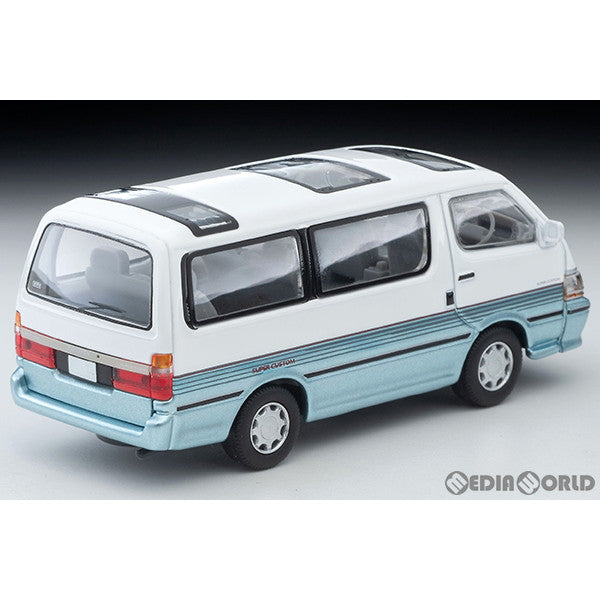【新品即納】[MDL] トミカリミテッドヴィンテージ NEO LV-N208d 1/64 トヨタ ハイエースワゴン スーパーカスタム(白/水色) 90年式 完成品 ミニカー(330806) TOMYTEC(トミーテック) (20240608)