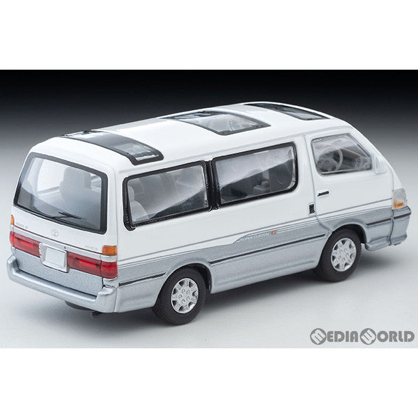 【新品即納】[MDL] トミカリミテッドヴィンテージ NEO LV-N216d 1/64 トヨタ ハイエースワゴン スーパーカスタムG(白/銀) 2001年式 完成品 ミニカー(330790) TOMYTEC(トミーテック) (20240608)