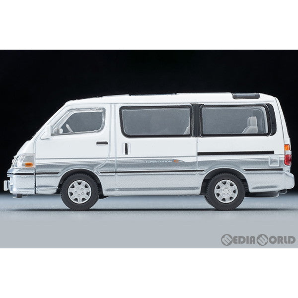 【新品即納】[MDL] トミカリミテッドヴィンテージ NEO LV-N216d 1/64 トヨタ ハイエースワゴン スーパーカスタムG(白/銀) 2001年式 完成品 ミニカー(330790) TOMYTEC(トミーテック) (20240608)