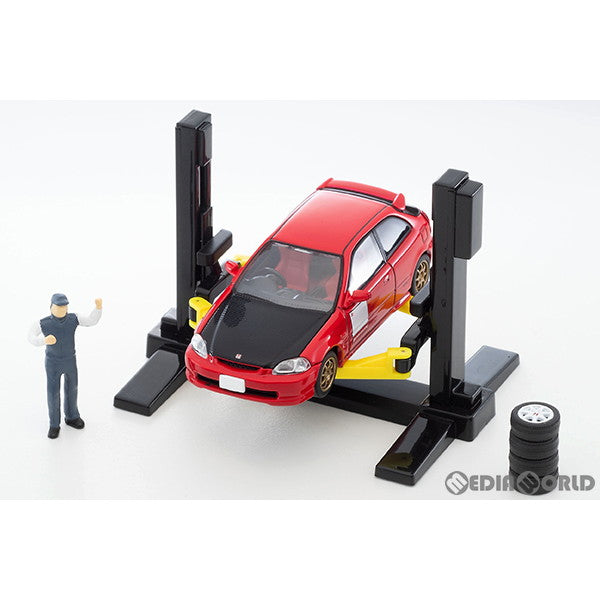 【中古即納】[MDL] トミカラマ ヴィンテージ 06b 1/64 カーリフト(LV-NEO ホンダ シビック タイプR カスタム仕様付属) 完成品 ミニカー(330585) TOMYTEC(トミーテック)(20240615)