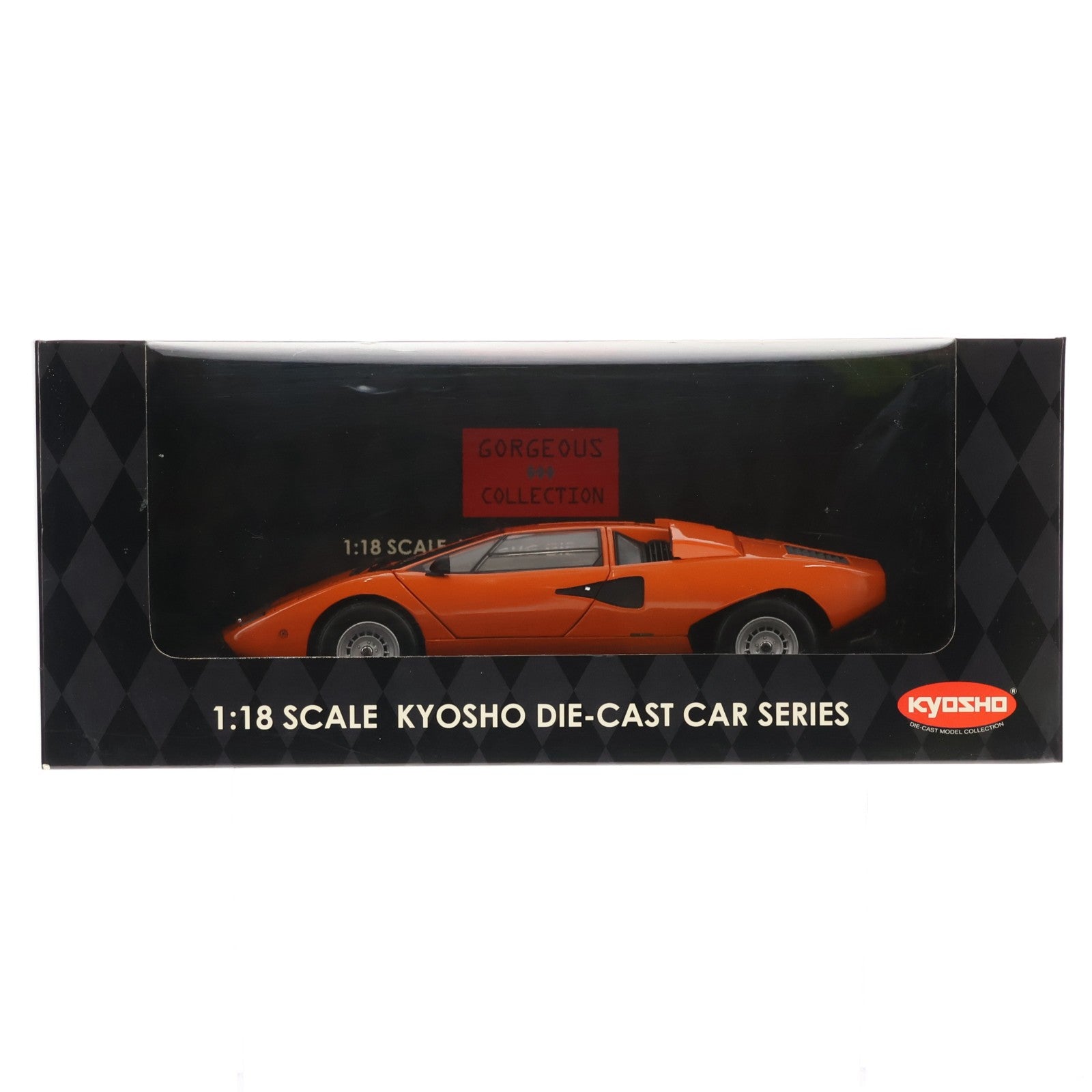 【中古即納】[MDL] GORGEOUS COLLECTION 1/18 ランボルギーニ カウンタック LP400(オレンジ) 完成品 ミニカー(08321P) 京商(19991231)