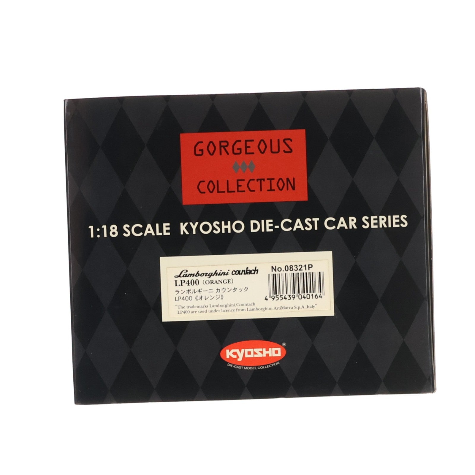 【中古即納】[MDL] GORGEOUS COLLECTION 1/18 ランボルギーニ カウンタック LP400(オレンジ) 完成品 ミニカー(08321P) 京商(19991231)