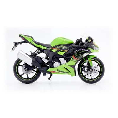 【新品即納】[MDL] 1/12 ダイキャストモーターサイクル 2023 Kawasaki Ninja ZX-6R 緑 完成品 ミニカー 童友社(20241031)