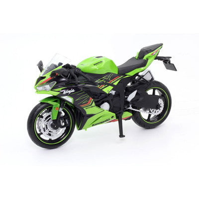 【新品即納】[MDL] 1/12 ダイキャストモーターサイクル 2023 Kawasaki Ninja ZX-6R 緑 完成品 ミニカー 童友社(20241031)