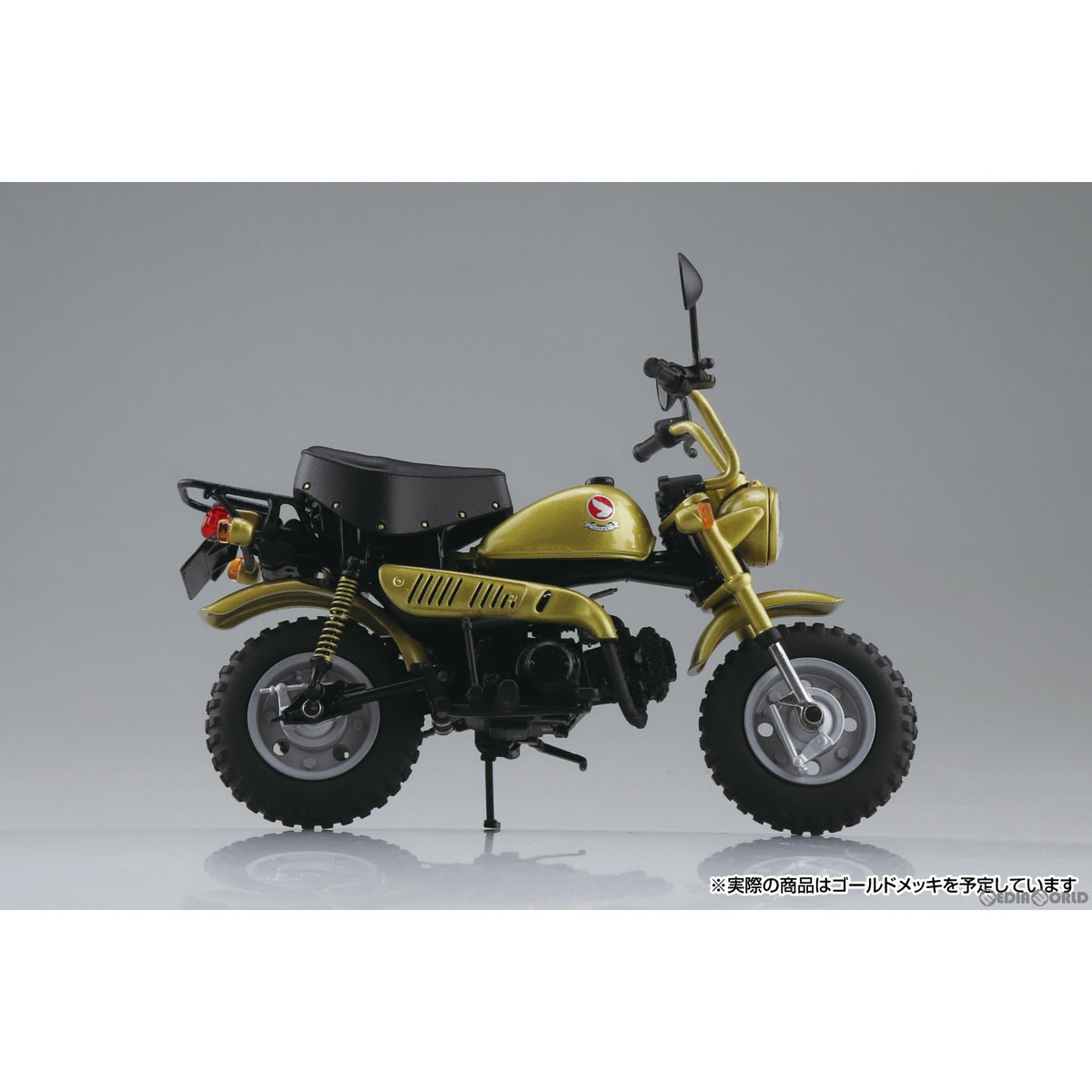【新品】【お取り寄せ】[MDL] 1/12 完成品バイク Honda モンキー・リミテッド モンキーゴールド 完成品 ミニカー(111673) スカイネット(アオシマ)(20240622)