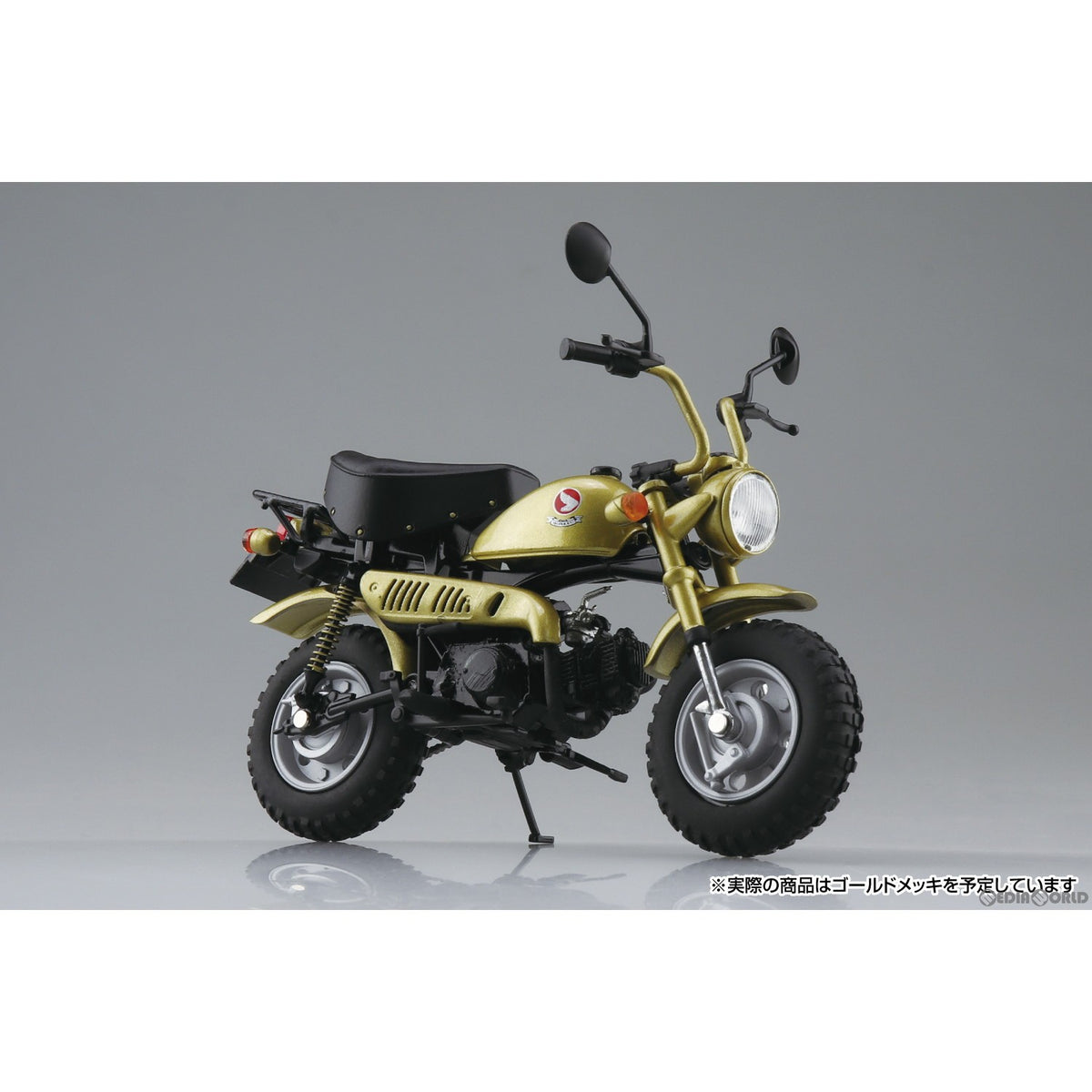 【新品】【お取り寄せ】[MDL] 1/12 完成品バイク Honda モンキー・リミテッド モンキーゴールド 完成品 ミニカー(111673) スカイネット(アオシマ)(20240622)