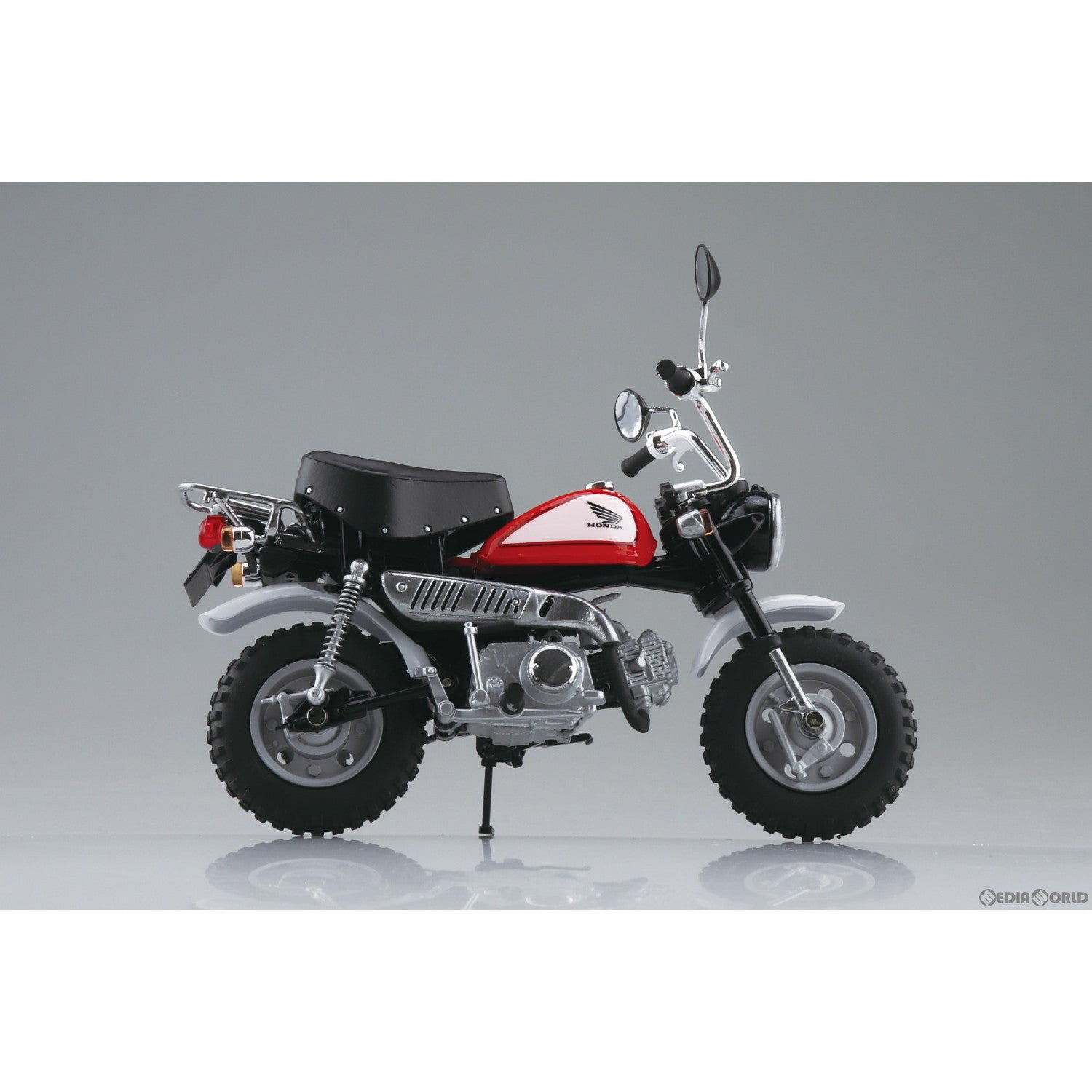【中古即納】[MDL] 1/12 完成品バイク Honda モンキー ファイティングレッド 完成品 ミニカー(111697) スカイネット(アオシマ)(20240622)