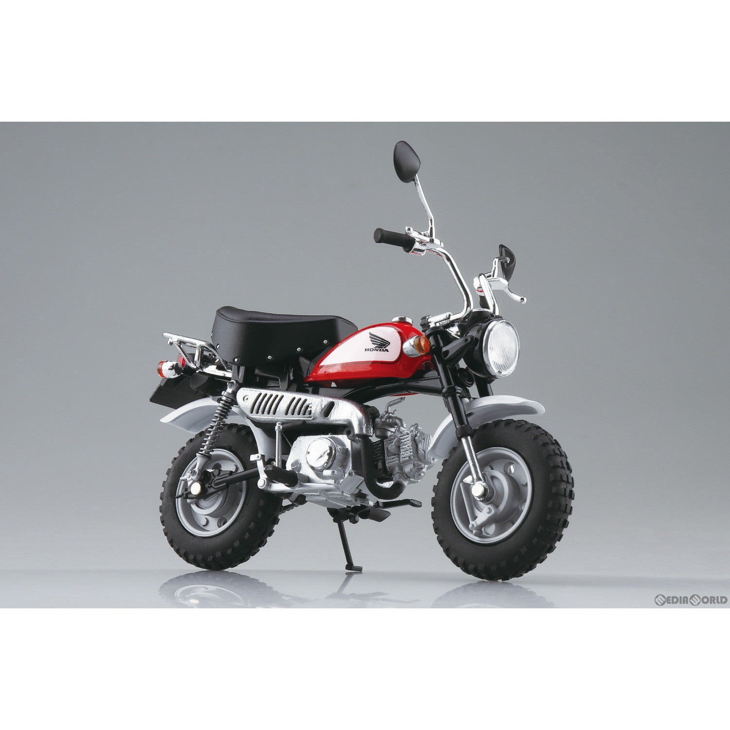 【中古即納】[MDL] 1/12 完成品バイク Honda モンキー ファイティングレッド 完成品 ミニカー(111697) スカイネット(アオシマ)(20240622)