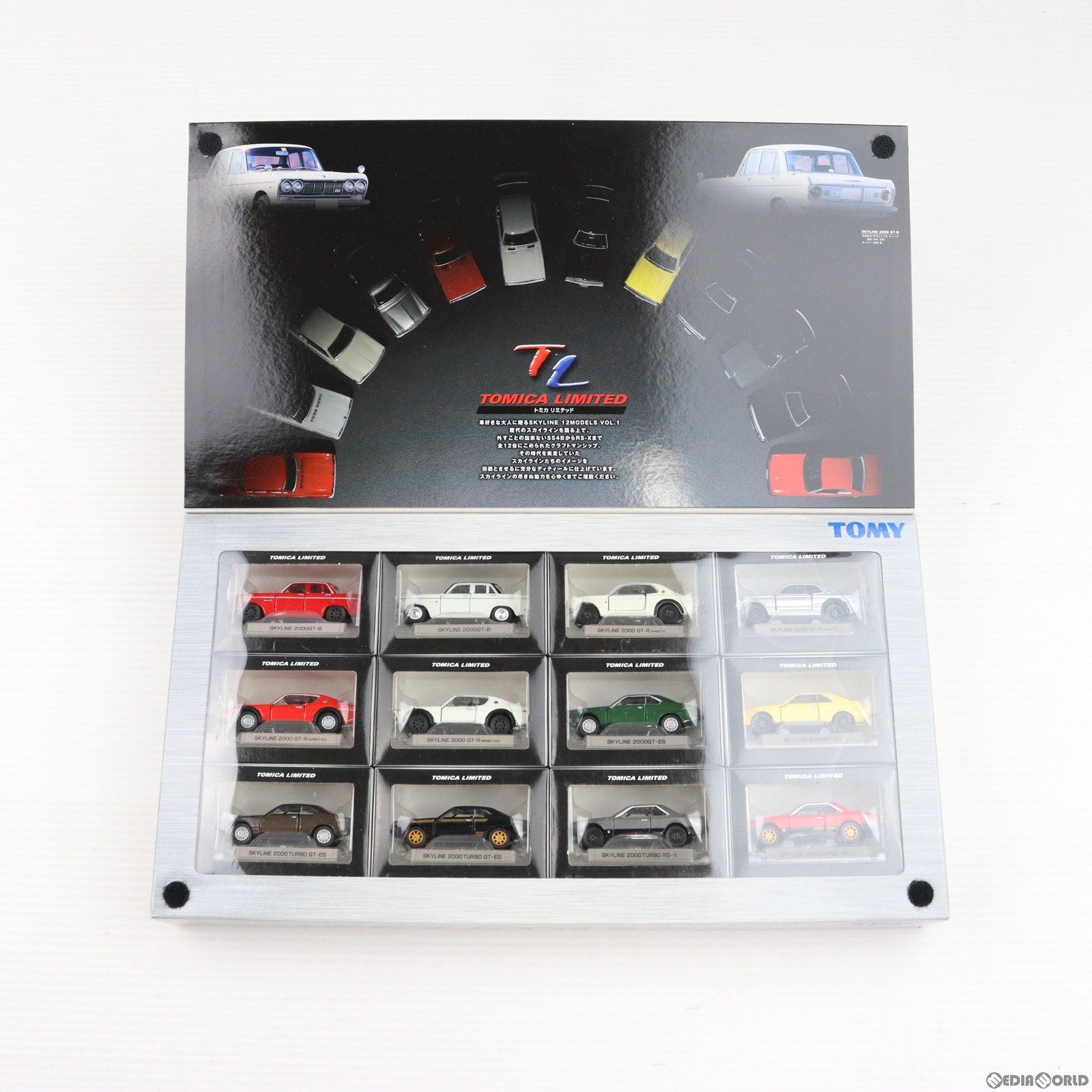 【中古即納】[MDL] トミカリミテッド ニッサン スカイライン 12台セット Vol.1 完成品 ミニカー(570516) トミー(20001231)