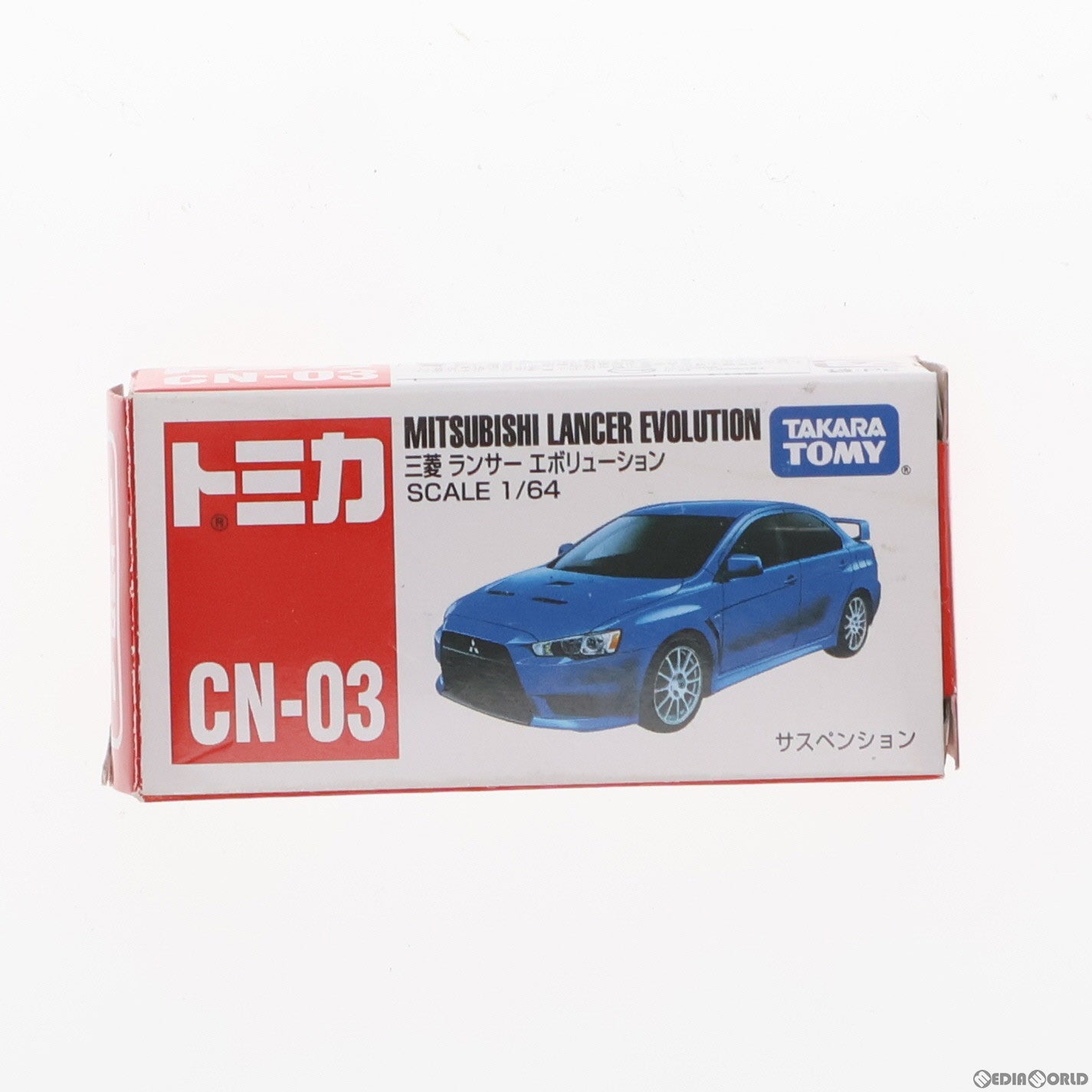【中古即納】[MDL] 中国限定 トミカ CN-03 1/64 三菱 ランサーエボリューション(メタリックブルー) 完成品 ミニカー タカラトミー(20131231)