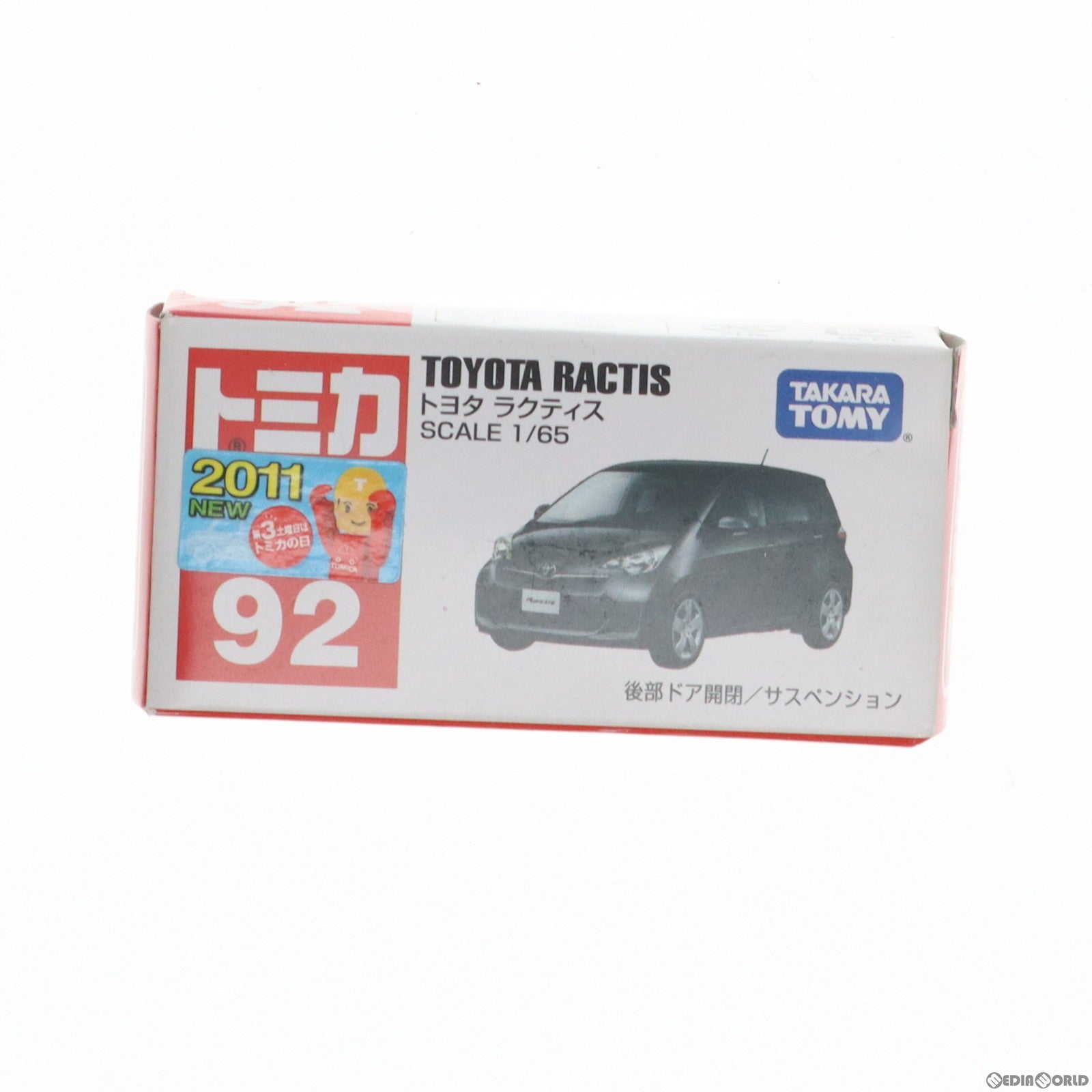 【中古即納】[MDL] トミカ No.92 1/65 トヨタ ラクティス 完成品 ミニカー タカラトミー(20110630)