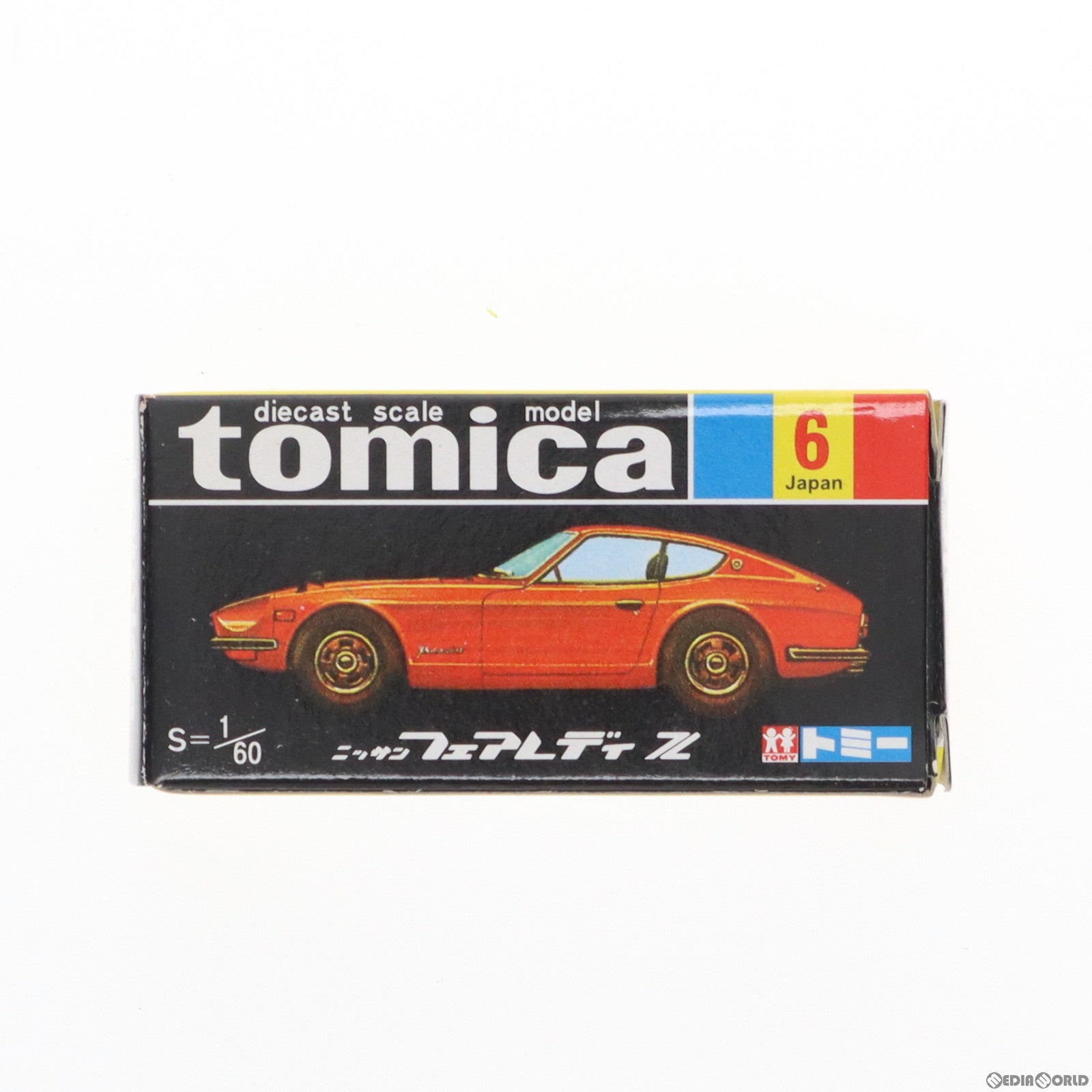 【中古即納】[MDL] トミカ No.6 1/60 ニッサン フェアレディ Z(ライトブラウン/黒箱) 30周年復刻版 完成品 ミニカー トミー(20001231)