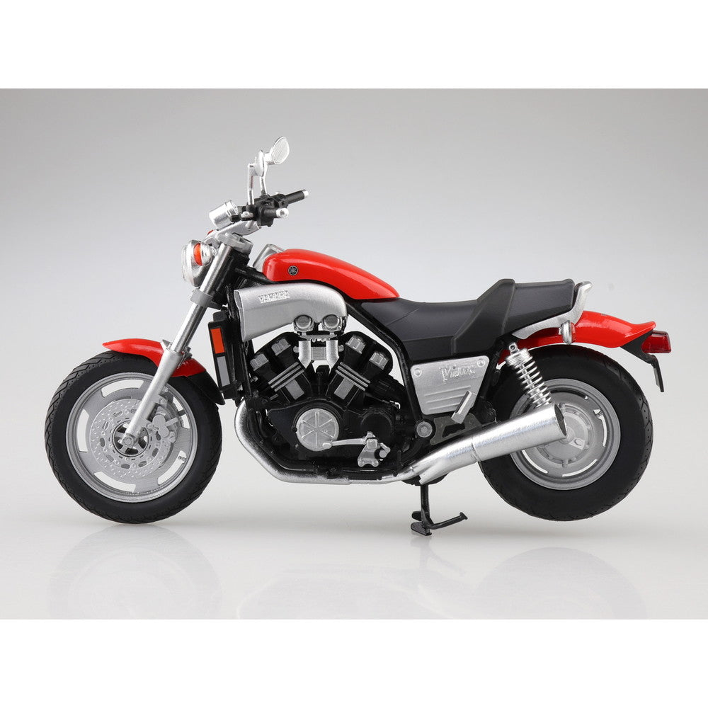 【中古即納】[MDL] 1/12 完成品バイク Yamaha Vmax ファイアーレッド 完成品 ミニカー(111871) スカイネット(アオシマ)(20240830)