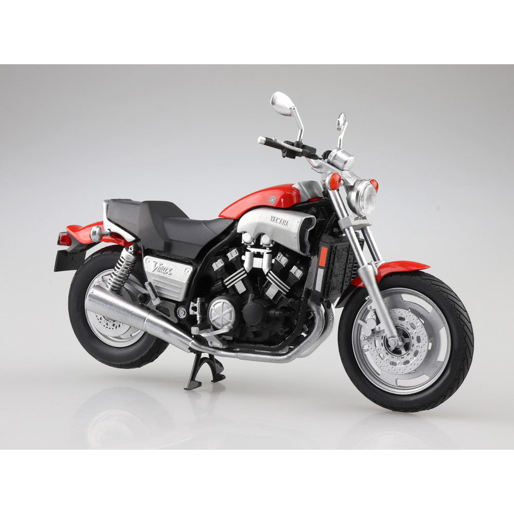 【新品】【お取り寄せ】[MDL] 1/12 完成品バイク Yamaha Vmax ファイアーレッド 完成品 ミニカー(111871) スカイネット(アオシマ)(20240830)