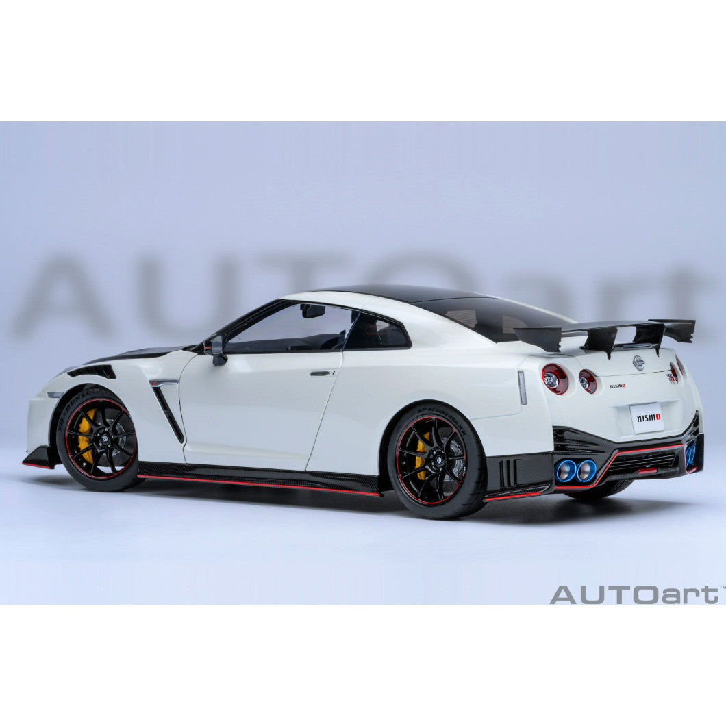 【中古即納】[MDL] オートアート・コンポジットダイキャストモデル 1/18 日産 GT-R(R35) ニスモ スペシャルエディション(ブリリアントホワイトパール) 完成品 ミニカー(77501) AUTOart(オートアート)(20240703)