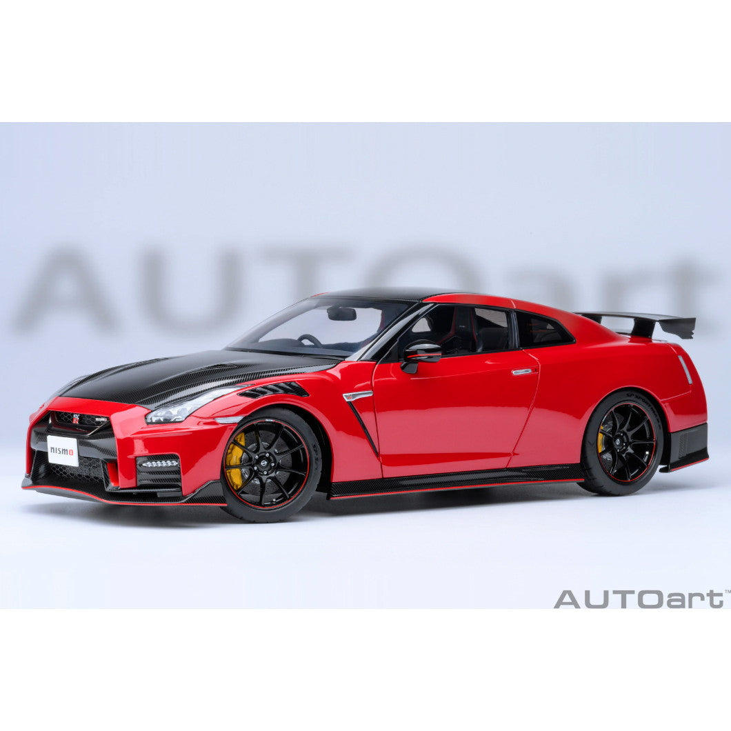 【新品即納】[MDL] オートアート・コンポジットダイキャストモデル 1/18 日産 GT-R(R35) ニスモ スペシャルエディション(バイブラントレッド) 完成品 ミニカー(77502) AUTOart(オートアート) (20240630)