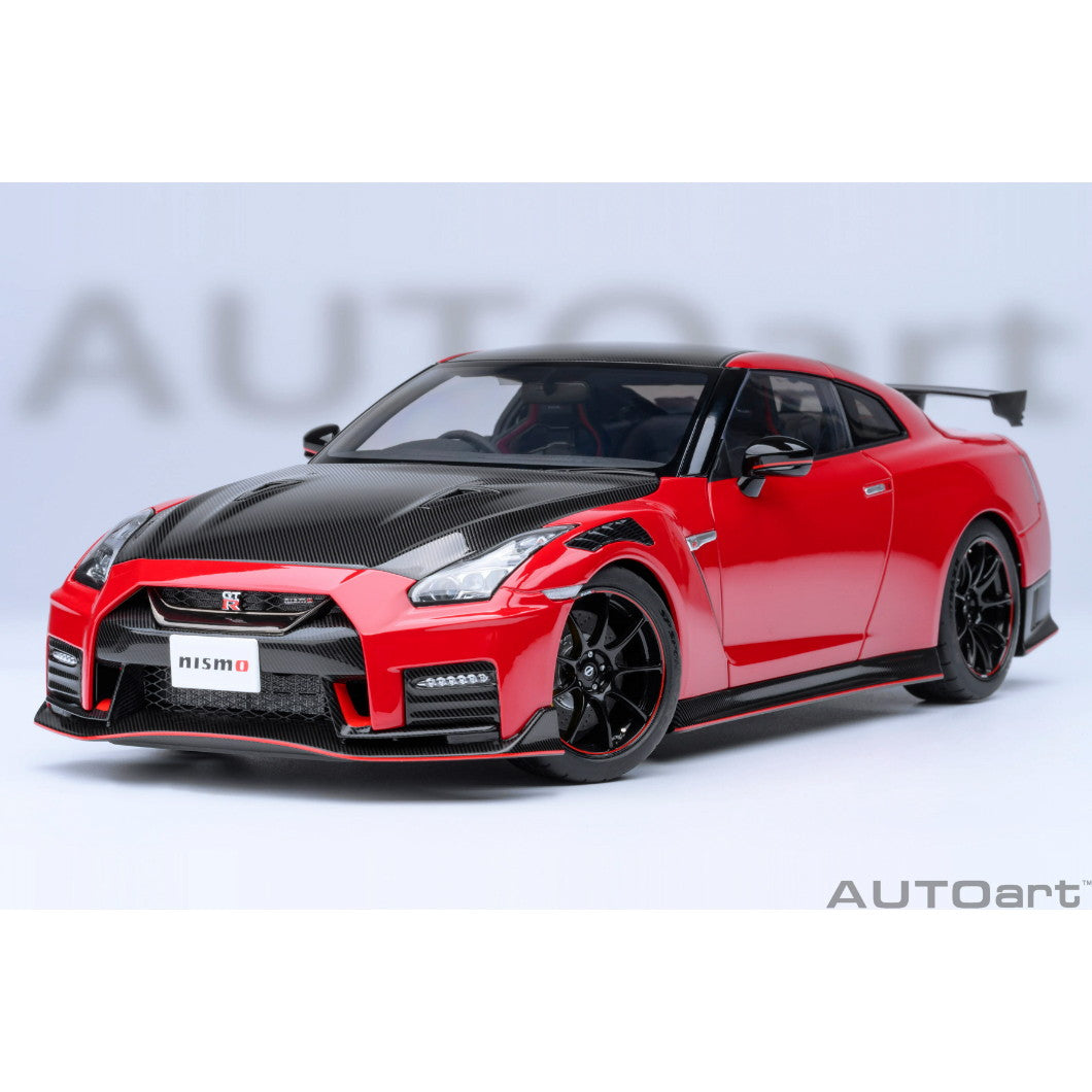 【新品即納】[MDL] オートアート・コンポジットダイキャストモデル 1/18 日産 GT-R(R35) ニスモ スペシャルエディション(バイブラントレッド) 完成品 ミニカー(77502) AUTOart(オートアート) (20240630)