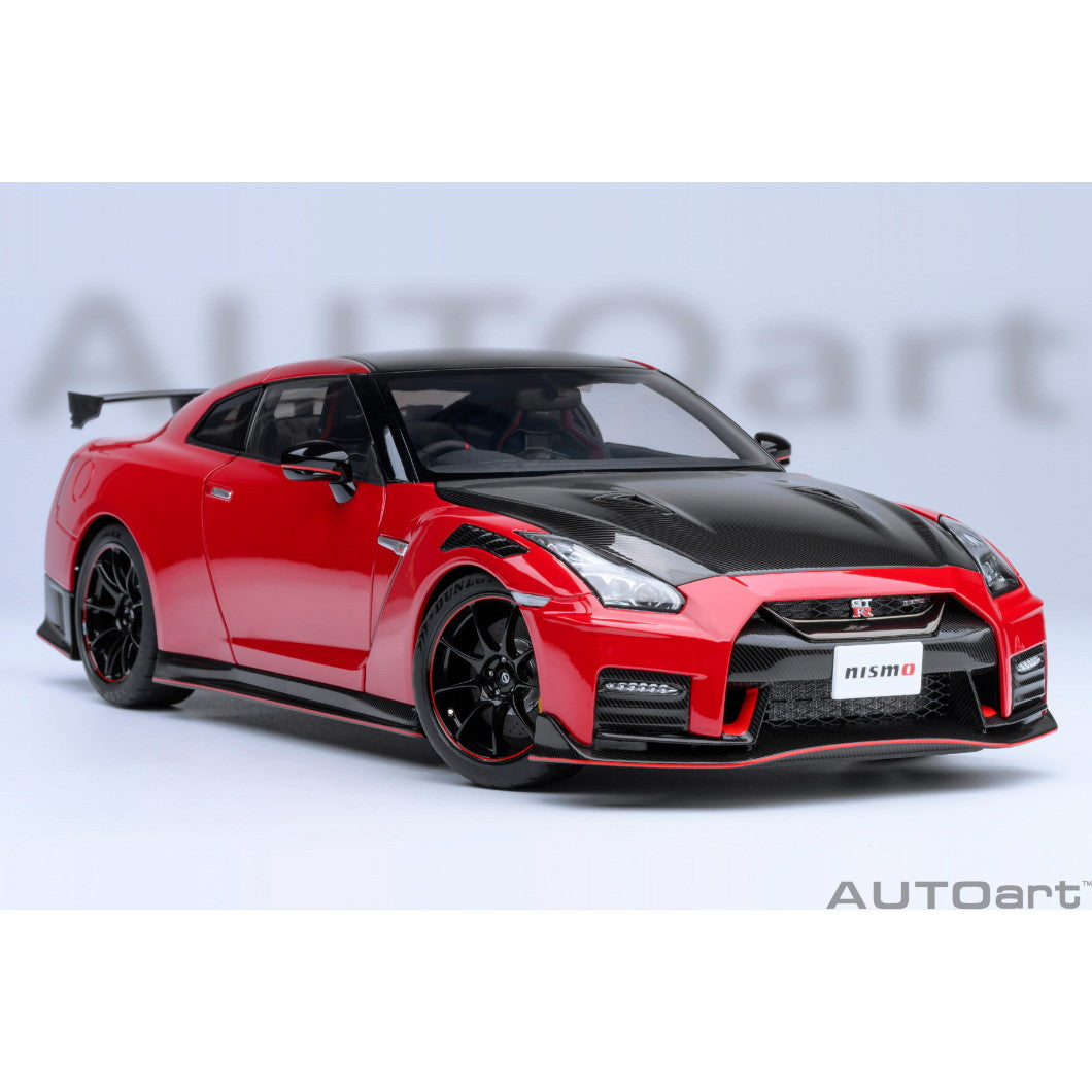 【新品即納】[MDL] オートアート・コンポジットダイキャストモデル 1/18 日産 GT-R(R35) ニスモ スペシャルエディション(バイブラントレッド) 完成品 ミニカー(77502) AUTOart(オートアート) (20240630)