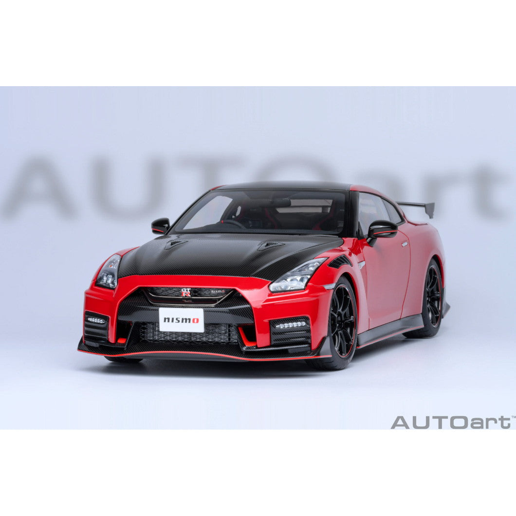 【新品即納】[MDL] オートアート・コンポジットダイキャストモデル 1/18 日産 GT-R(R35) ニスモ スペシャルエディション(バイブラントレッド) 完成品 ミニカー(77502) AUTOart(オートアート) (20240630)