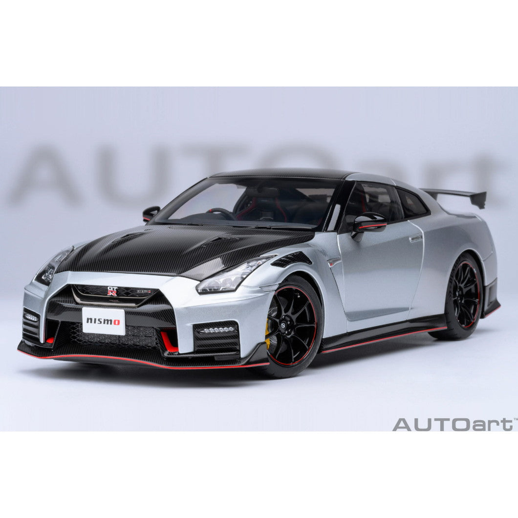 【新品即納】[MDL] オートアート・コンポジットダイキャストモデル 1/18 日産 GT-R(R35) ニスモ スペシャルエディション(アルティメイトメタルシルバー) 完成品 ミニカー(77503) AUTOart(オートアート) (20240630)