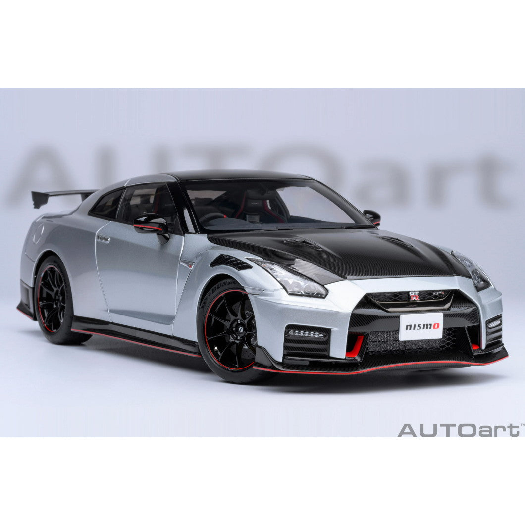 【新品即納】[MDL] オートアート・コンポジットダイキャストモデル 1/18 日産 GT-R(R35) ニスモ スペシャルエディション(アルティメイトメタルシルバー) 完成品 ミニカー(77503) AUTOart(オートアート) (20240630)