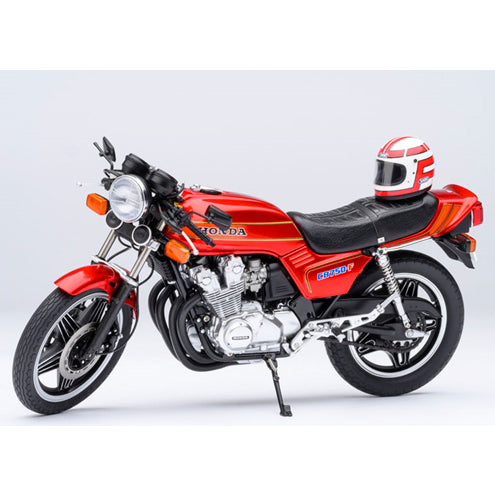 【中古即納】[MDL] (再販) オートアート・コンポジットダイキャストモデル 1/12 ホンダ CB750F(レッド×ブラック) 「バリバリ伝説」(巨摩郡ヘルメット付属) 完成品 ミニカー(12561) AUTOart(オートアート)(20250131)