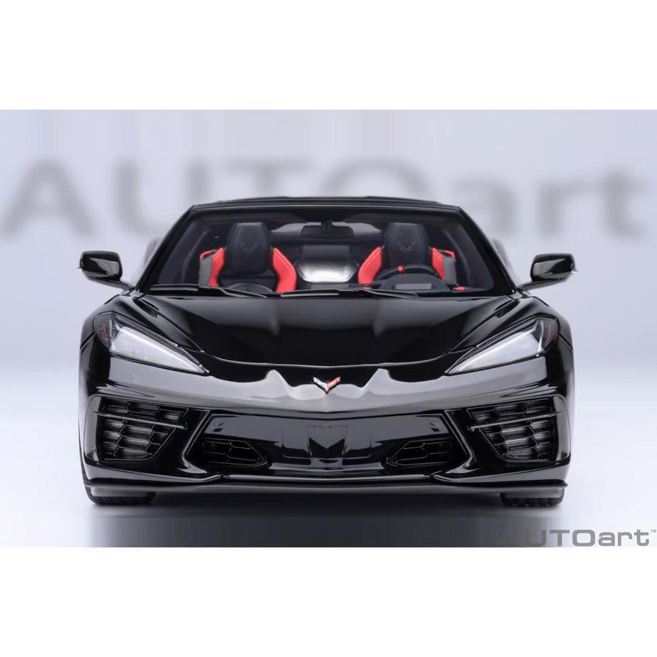 【新品即納】[MDL] オートアート・コンポジットダイキャストモデル 1/18 シボレー コルベット(C8) スティングレイ Z51(ブラック) 完成品 ミニカー(71280) AUTOart(オートアート) (20240731)