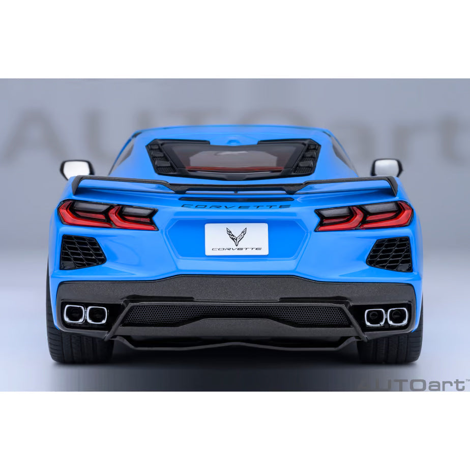 【新品即納】[MDL] オートアート・コンポジットダイキャストモデル 1/18 シボレー コルベット(C8) スティングレイ Z51(ブルー) 完成品 ミニカー(71281) AUTOart(オートアート) (20240731)