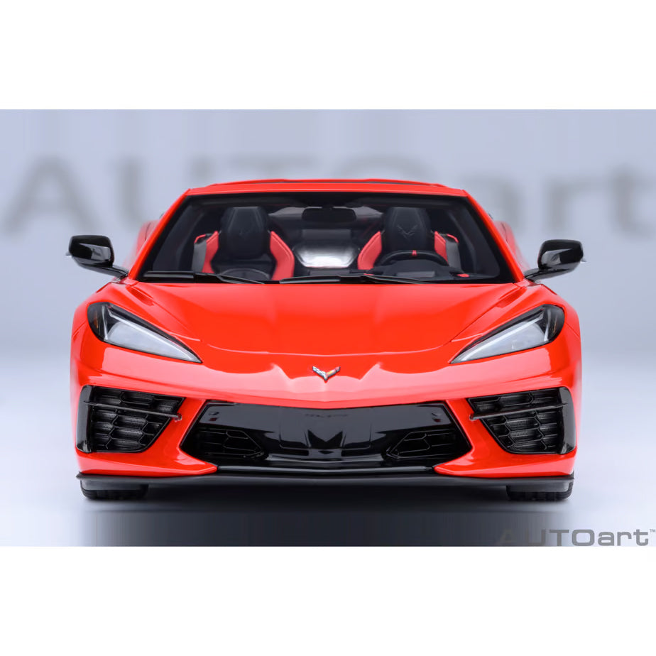 【新品即納】[MDL] オートアート・コンポジットダイキャストモデル 1/18 シボレー コルベット(C8) スティングレイ Z51(レッド) 完成品 ミニカー(71282) AUTOart(オートアート) (20240731)