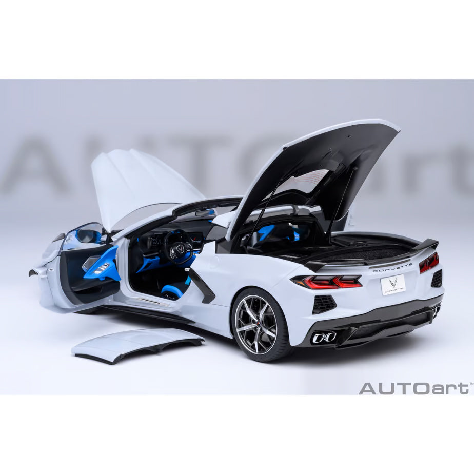 【新品即納】[MDL] オートアート・コンポジットダイキャストモデル 1/18 シボレー コルベット(C8) スティングレイ Z51(グレー・メタリック) 完成品 ミニカー(71284) AUTOart(オートアート) (20240731)