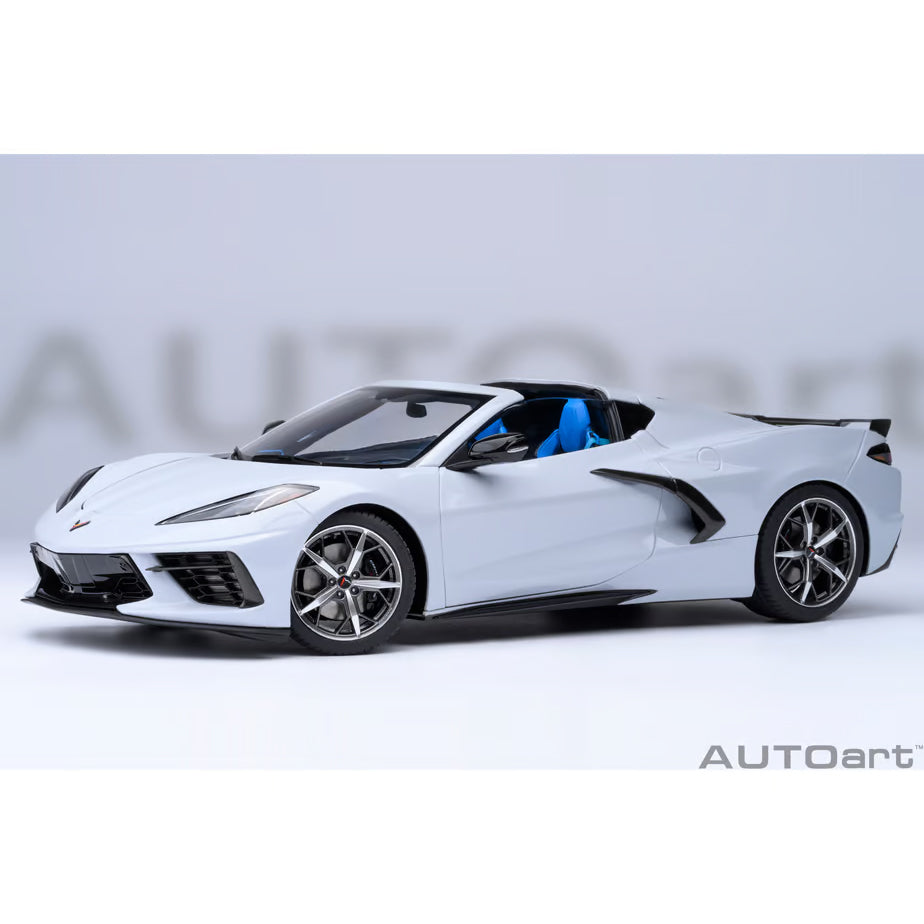 【新品即納】[MDL] オートアート・コンポジットダイキャストモデル 1/18 シボレー コルベット(C8) スティングレイ Z51(グレー・メタリック) 完成品 ミニカー(71284) AUTOart(オートアート) (20240731)