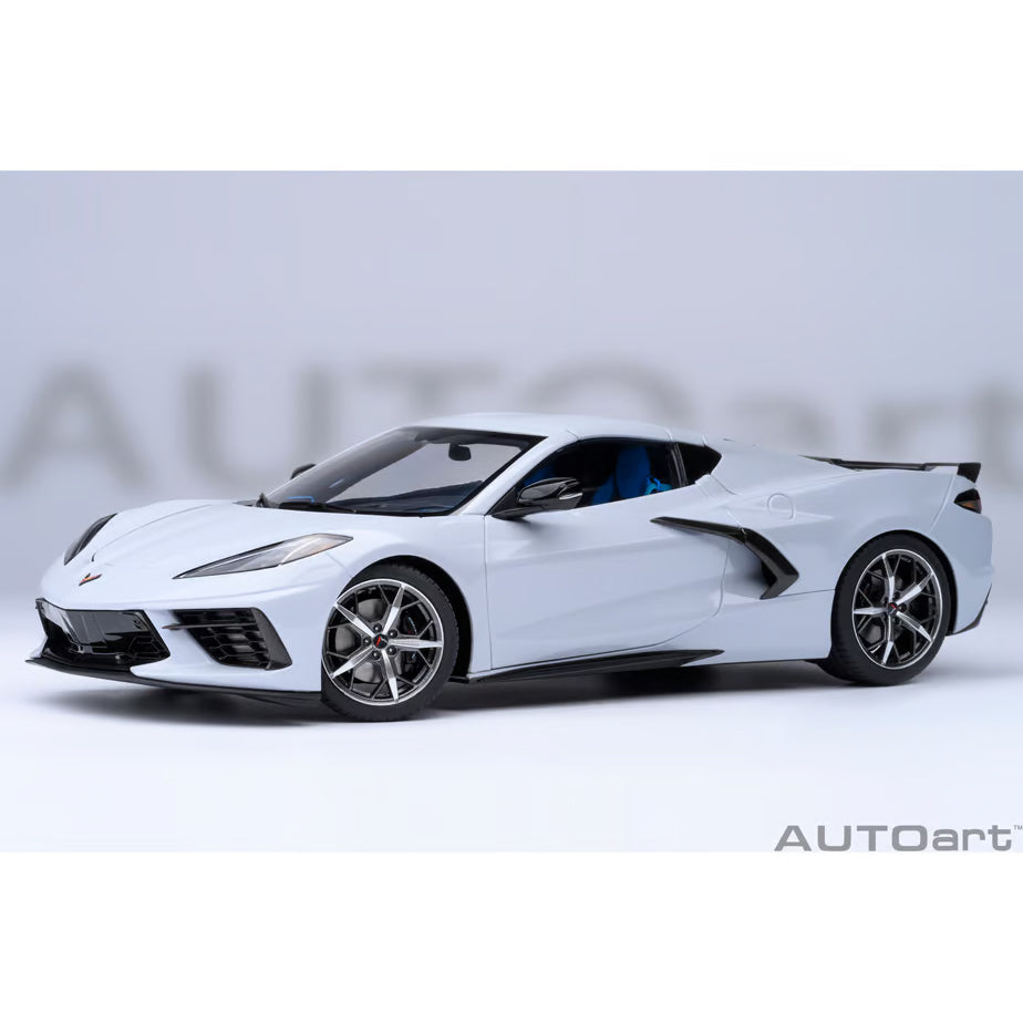 【新品即納】[MDL] オートアート・コンポジットダイキャストモデル 1/18 シボレー コルベット(C8) スティングレイ Z51(グレー・メタリック) 完成品 ミニカー(71284) AUTOart(オートアート) (20240731)