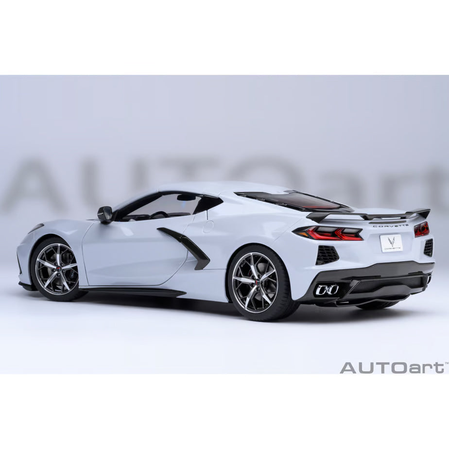 【新品即納】[MDL] オートアート・コンポジットダイキャストモデル 1/18 シボレー コルベット(C8) スティングレイ Z51(グレー・メタリック) 完成品 ミニカー(71284) AUTOart(オートアート) (20240731)