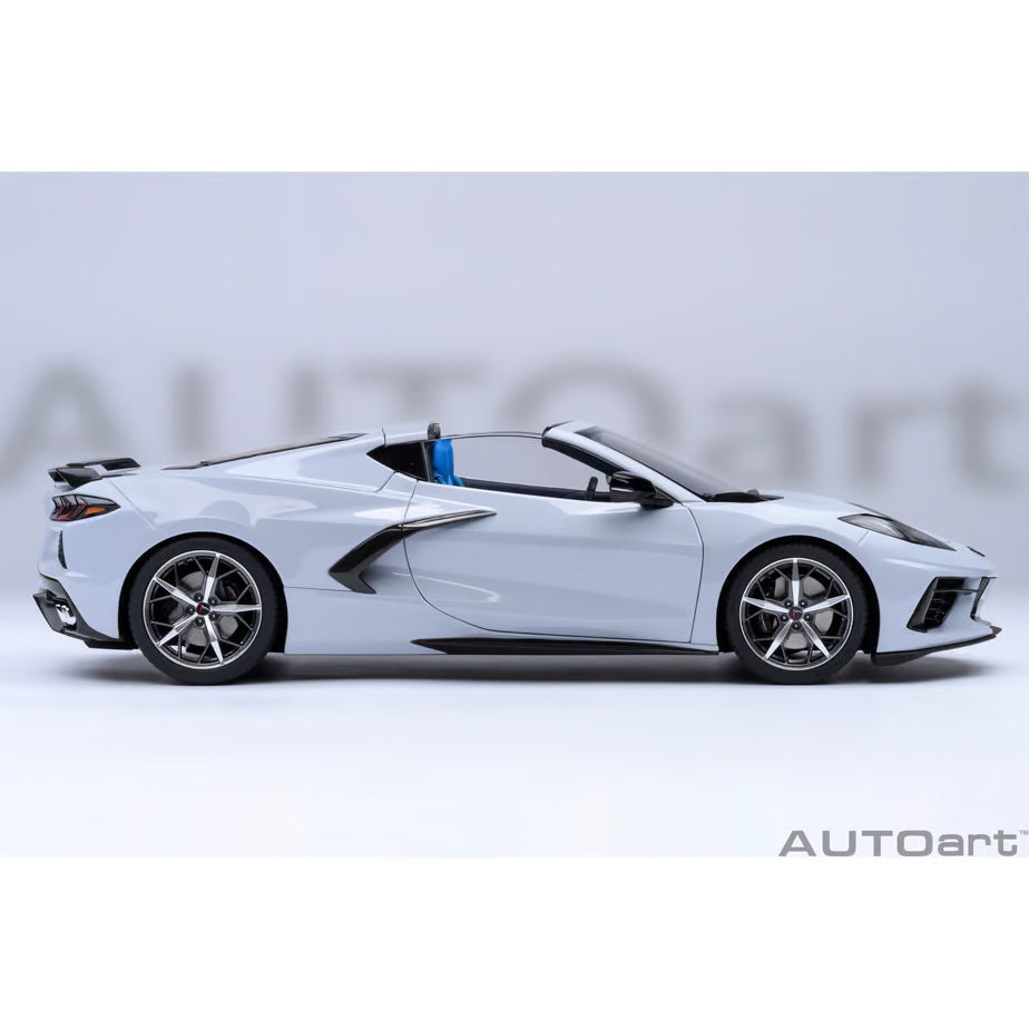 【新品即納】[MDL] オートアート・コンポジットダイキャストモデル 1/18 シボレー コルベット(C8) スティングレイ Z51(グレー・メタリック) 完成品 ミニカー(71284) AUTOart(オートアート) (20240731)
