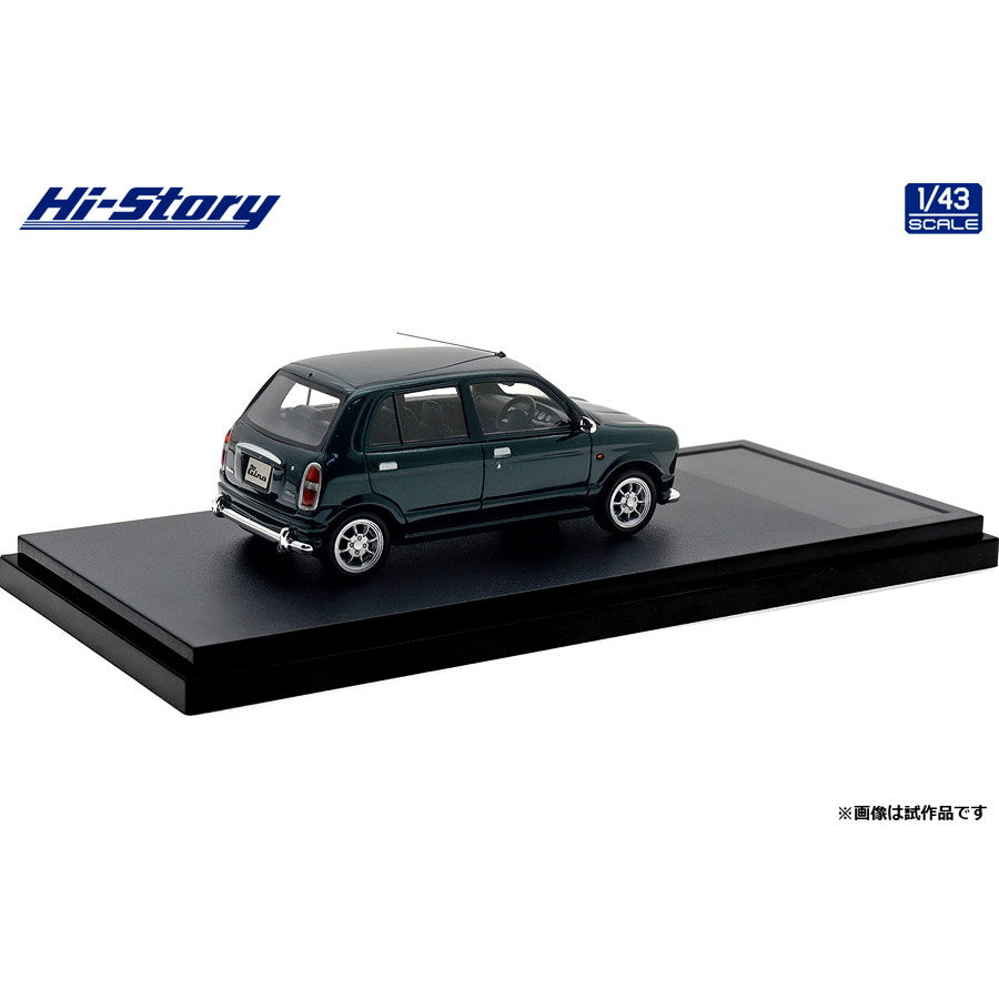 【新品即納】[MDL] Hi-Story(ハイストーリー) 1/43 DAIHATSU Mira Gino(ミラジーノ) 5DOOR(2000) ブリティッシュグリーンマイカ 完成品 ミニカー(HS460GR) インターアライド(20240821)