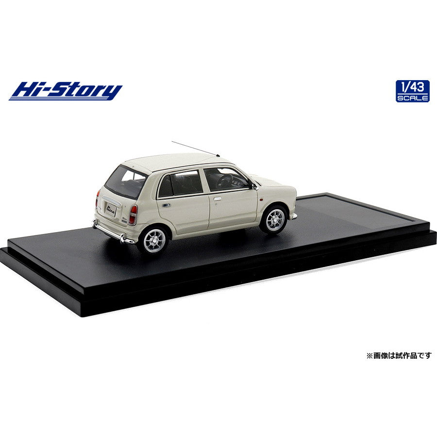 【新品即納】[MDL] Hi-Story(ハイストーリー) 1/43 DAIHATSU Mira Gino(ミラジーノ) 5DOOR(2000) パールホワイト 完成品 ミニカー(HS460WH) インターアライド(20240821)