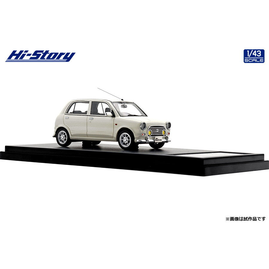【新品即納】[MDL] Hi-Story(ハイストーリー) 1/43 DAIHATSU Mira Gino(ミラジーノ) 5DOOR(2000) パールホワイト 完成品 ミニカー(HS460WH) インターアライド(20240821)