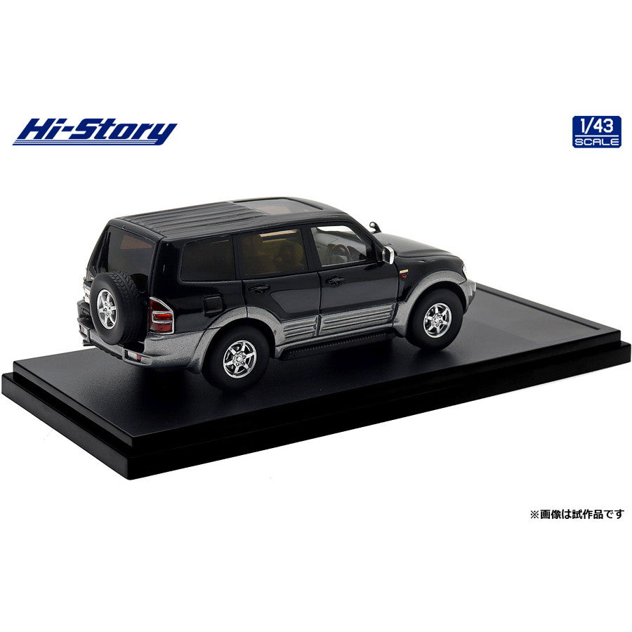 【新品即納】[MDL] Hi-Story(ハイストーリー) 1/43 MITSUBISHI PAJERO(パジェロ) Long SUPER EXCEED DI-DIESEL 3200(1999) ピレネーブラック/クイーンズシルバー 完成品 ミニカー(HS473BK) インターアライド(20240915)