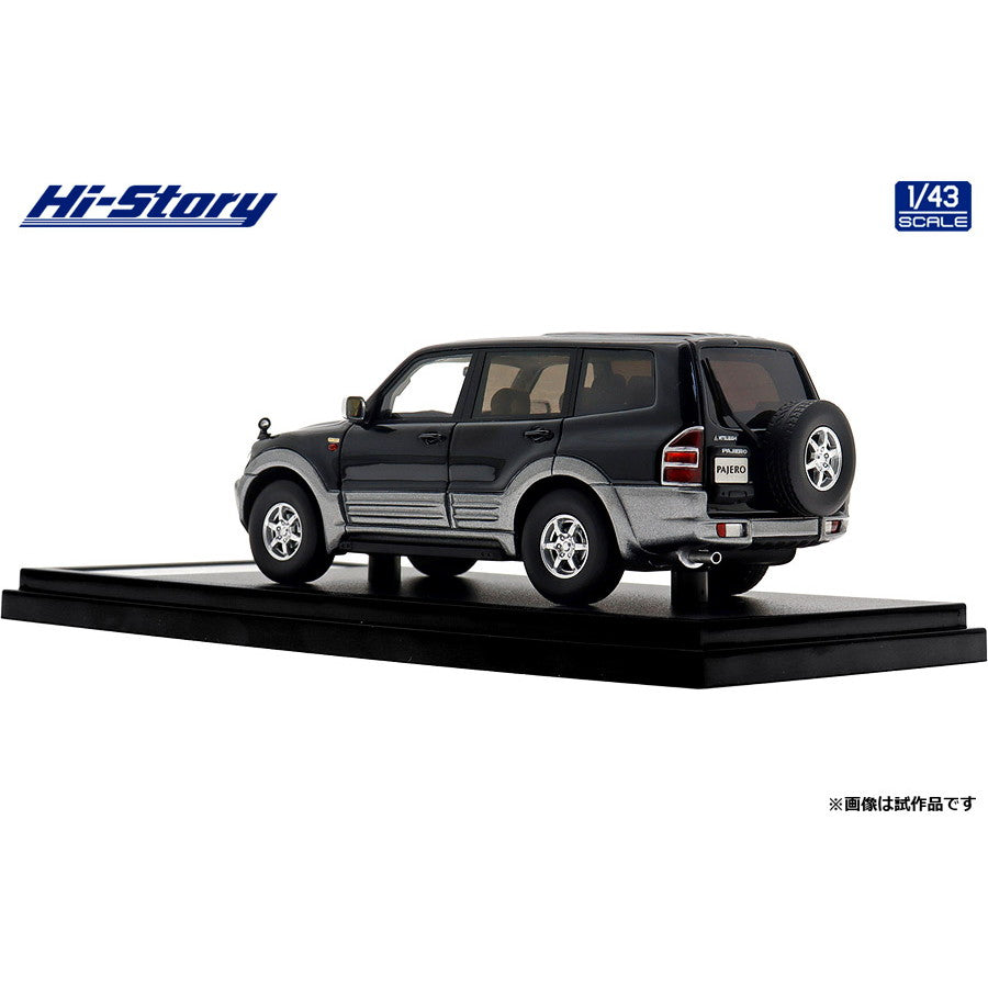 【新品即納】[MDL] Hi-Story(ハイストーリー) 1/43 MITSUBISHI PAJERO(パジェロ) Long SUPER EXCEED DI-DIESEL 3200(1999) ピレネーブラック/クイーンズシルバー 完成品 ミニカー(HS473BK) インターアライド(20240915)