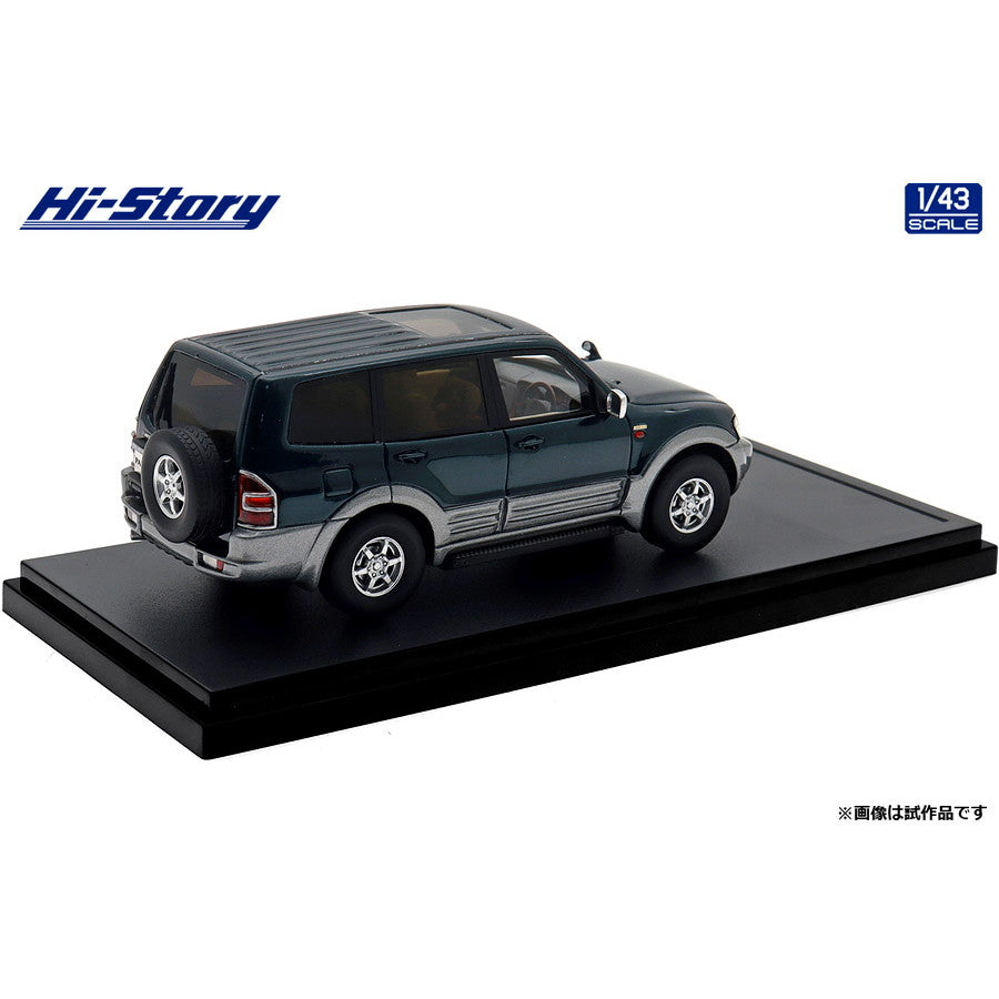 【新品即納】[MDL] Hi-Story(ハイストーリー) 1/43 MITSUBISHI PAJERO(パジェロ) Long SUPER EXCEED DI-DIESEL 3200(1999) フォレスタグリーン/クイーンズシルバー 完成品 ミニカー(HS473GR) インターアライド(20240915)