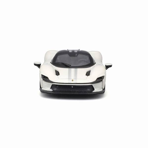 【中古即納】[MDL] 1/43 フェラーリ デイトナ SP3 ホワイト 完成品 ミニカー(18-36914W) BBURAGO(ブラゴ)(20241113)