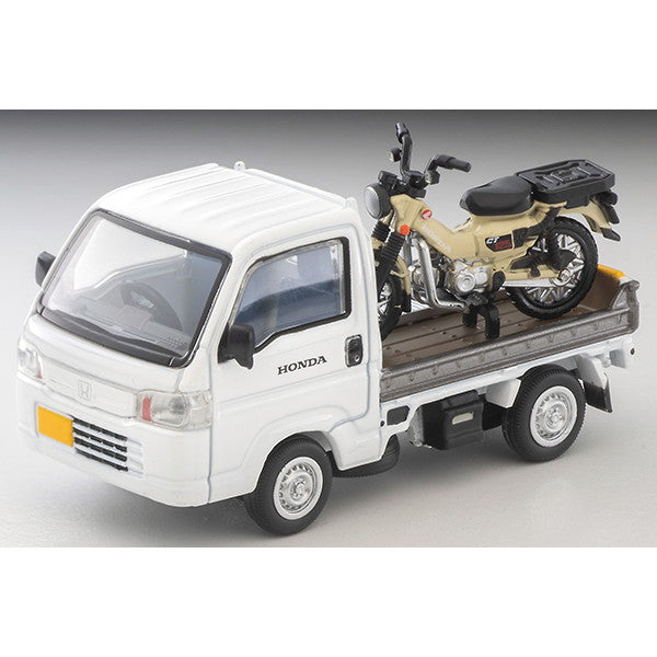 【予約安心出荷】[MDL] トミカリミテッドヴィンテージ NEO 1/64 LV-N330a ホンダ アクティ トラック バイク店仕様(白) ホンダ CT125・ハンターカブ付 完成品 ミニカー(331131) TOMYTEC(トミーテック) (2025年1月)