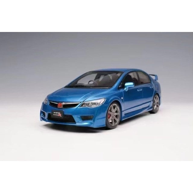 【予約安心出荷】[MDL]1/18 ホンダ Civic(シビック) Type R(FD2)2007 Early Version VIVID BLUE PEARL 完成品 ミニカー(M85409) MOTORHELIX(モーターヘリックス)(2024年12月)