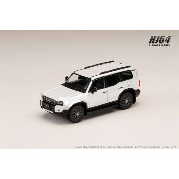 【新品即納】[MDL] 1/64 トヨタ ランドクルーザー 250(LHD) プラチナホワイトパールマイカ 完成品 ミニカー(HJ644081PW) ホビージャパン(20241221)