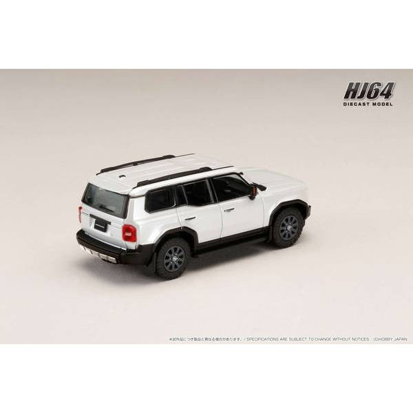 【新品即納】[MDL] 1/64 トヨタ ランドクルーザー 250(LHD) プラチナホワイトパールマイカ 完成品 ミニカー(HJ644081PW) ホビージャパン(20241221)