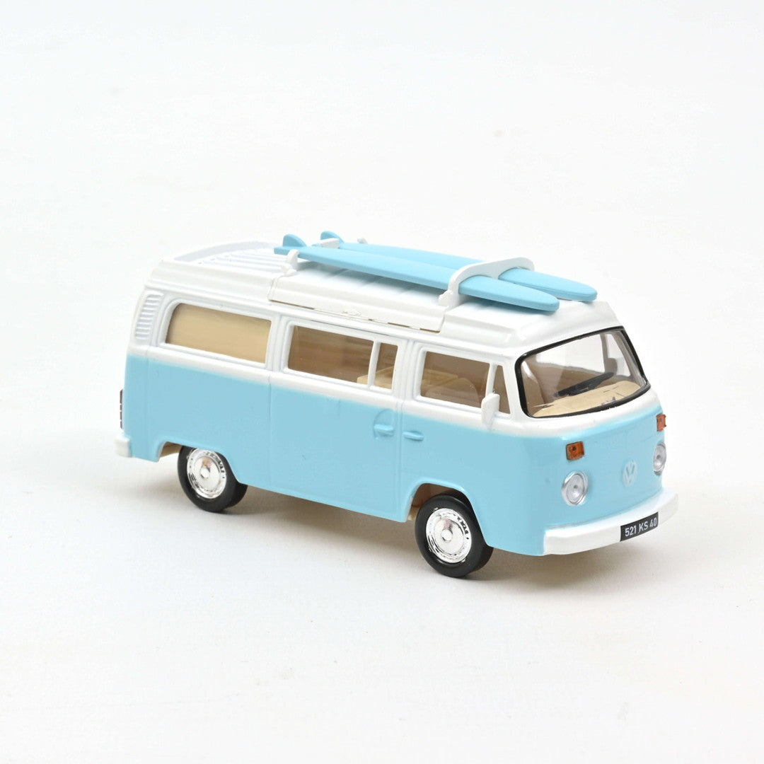 【新品即納】[MDL] (再販) Jet Car 1/43 VW T2b キャンパー バン ブルー 完成品 ミニカー(841100) NOREV(ノレブ) (20240930)